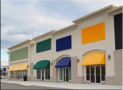 Colorful Retail Center: Painting, Wallcovering, Epoxy Flooring, Connecticut painters
